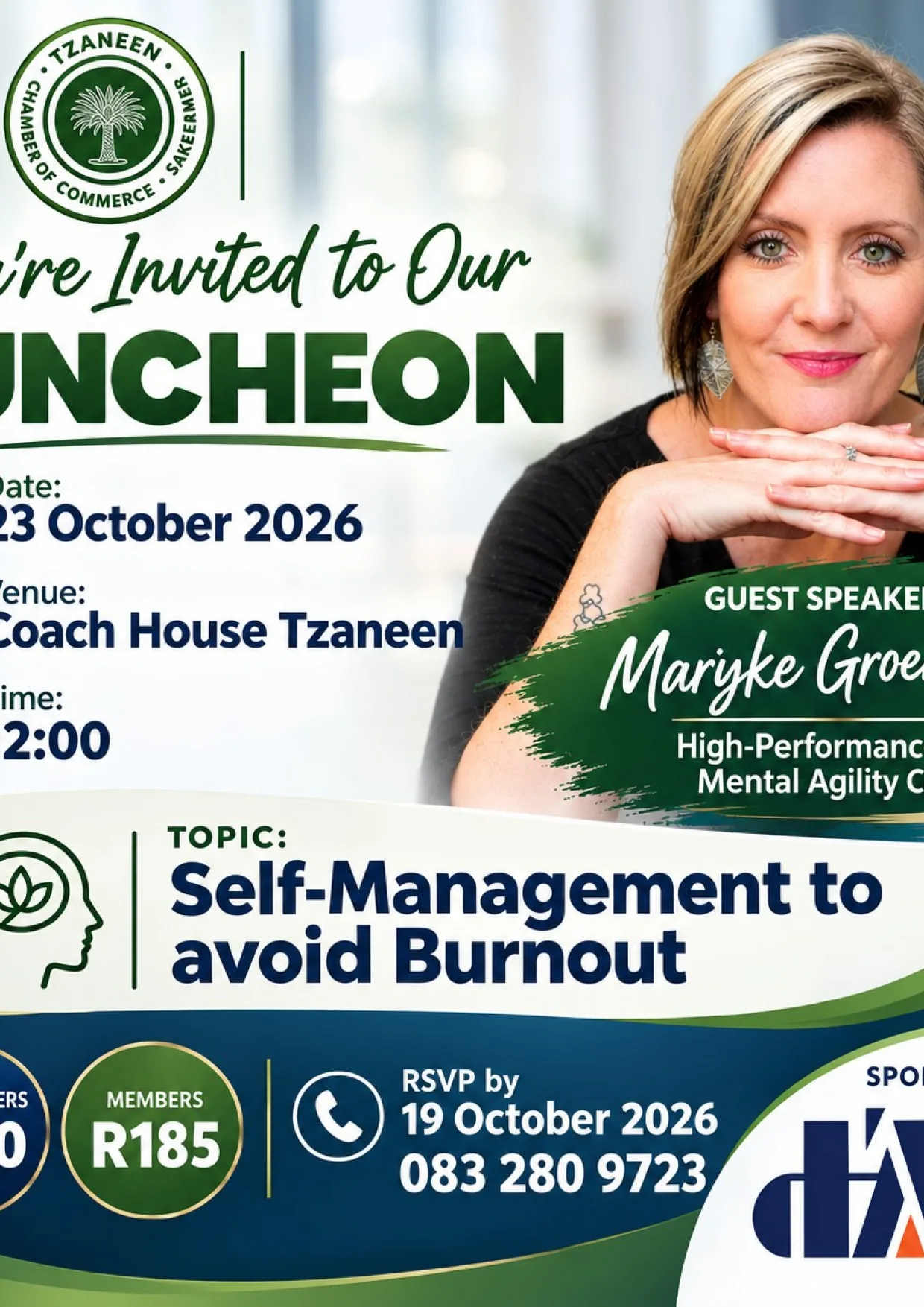 TZANEEN CHAMBER BUSINESS LUNCHEON